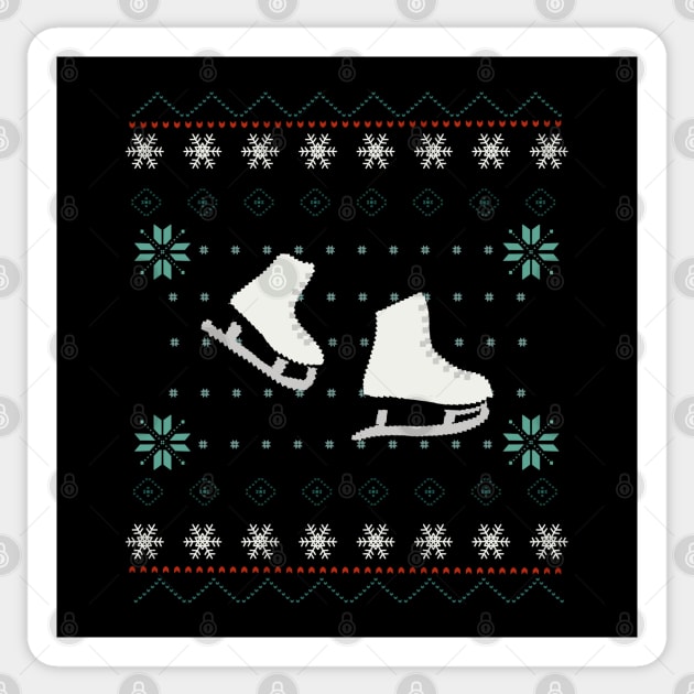 Ice skaters Sticker by Mimie20